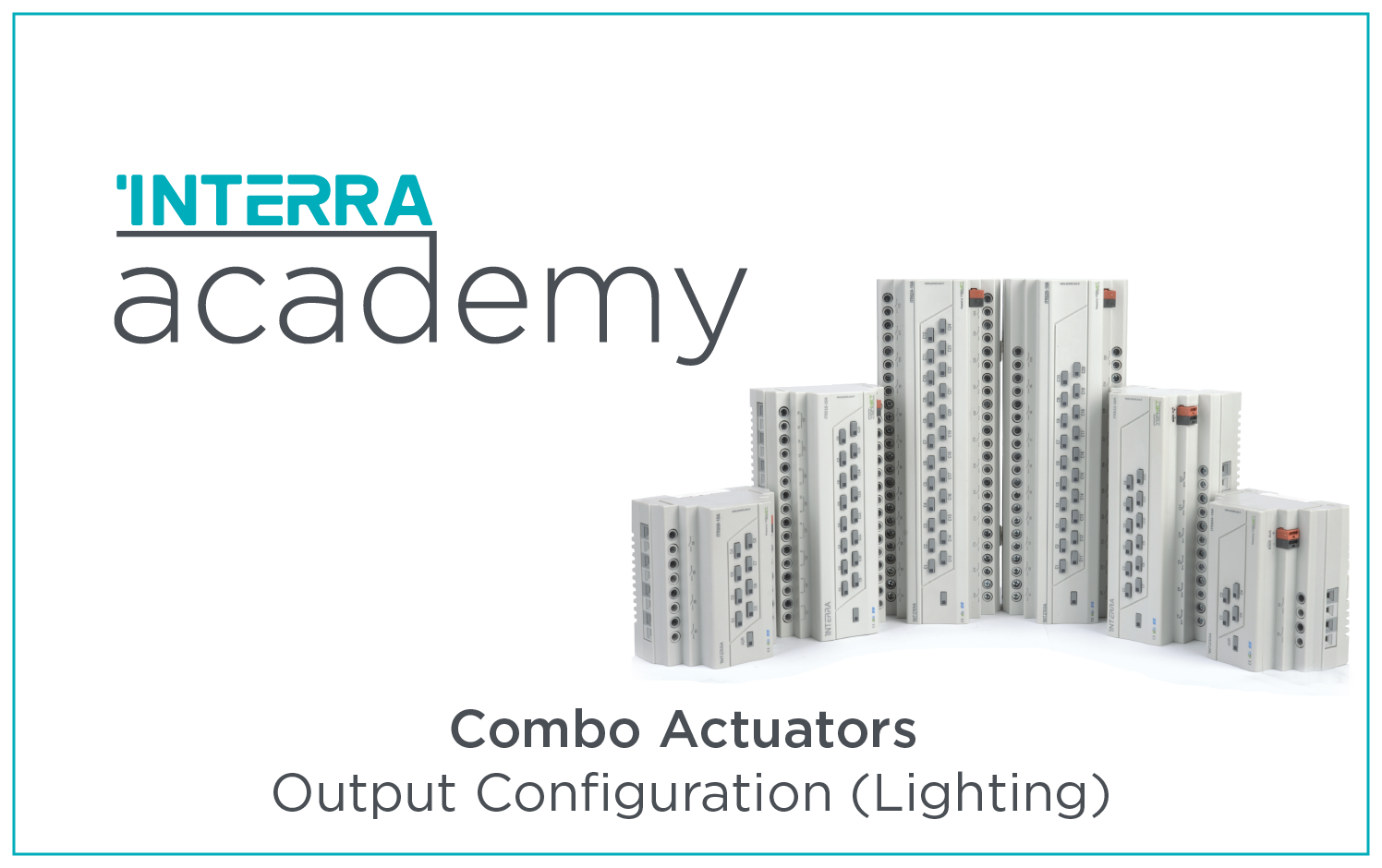 INTERRA - KNX Combo Actuator (Output Configuration) (Lighting) ENG
